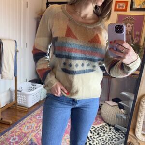 Maison Scotch Knit Jumper/Sweater Boho Women's 2/Medium